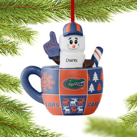 Personalized Florida Smores Mug Christmas Ornament