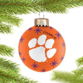 Personalized Clemson 2022 Ball Christmas Ornament