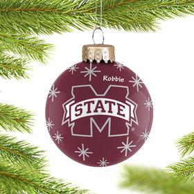 Personalized Mississippi State 2022 Ball Christmas Ornament