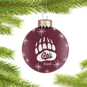 Personalized Montana 2022 Ball Christmas Ornament