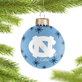 Personalized North Carolina Ball Christmas Ornament