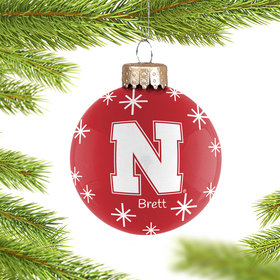 Personalized Nebraska 2022 Ball Christmas Ornament