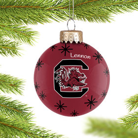 Personalized South Carolina Ball Christmas Ornament