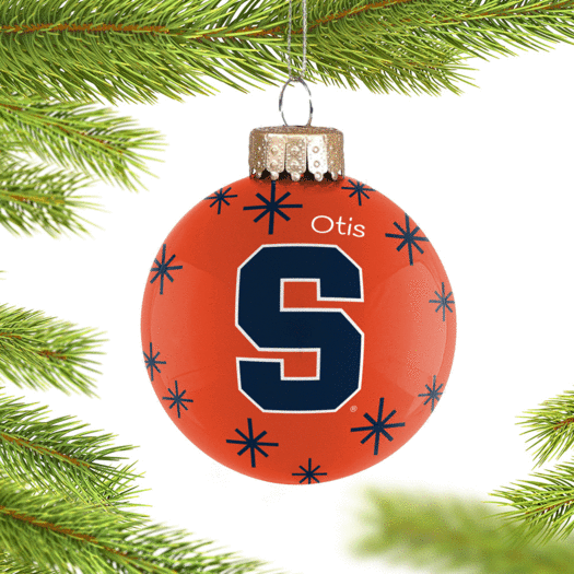 Personalized Syracuse 2022 Ball Christmas Ornament
