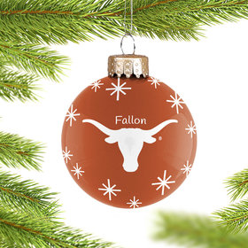 Personalized Texas 2022 Ball Christmas Ornament