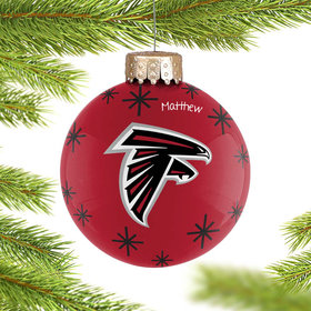 Personalized Atlanta Falcons 2022 Ball Christmas Ornament