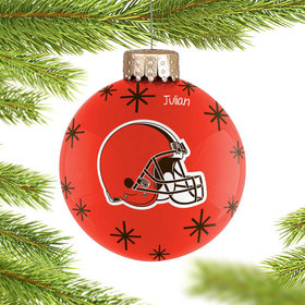Personalized Cleveland Browns 2022 Ball Christmas Ornament