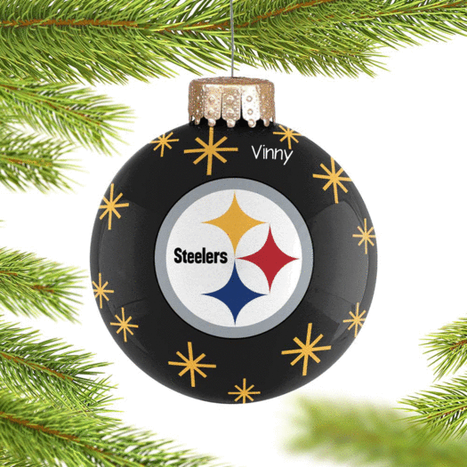 Personalized Pittsburgh Steelers 2022 Ball Christmas Ornament