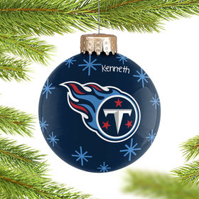Personalized Tennessee Titans 2022 Ball Christmas Ornament