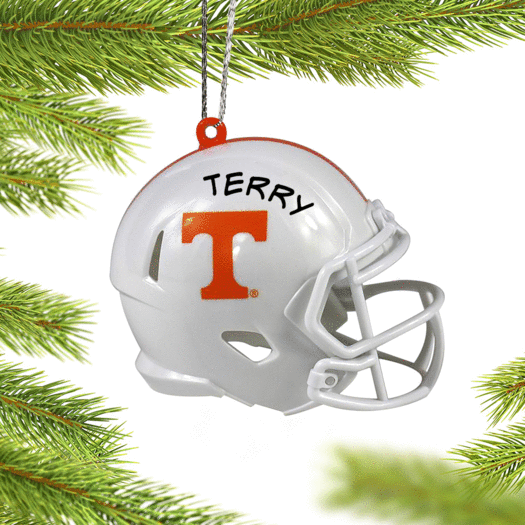Personalized University of Tennessee ABS Helmet Christmas Ornament
