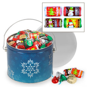 Shimmering Snowflakes Hershey's Holiday Mix Tin - 3.5 lb