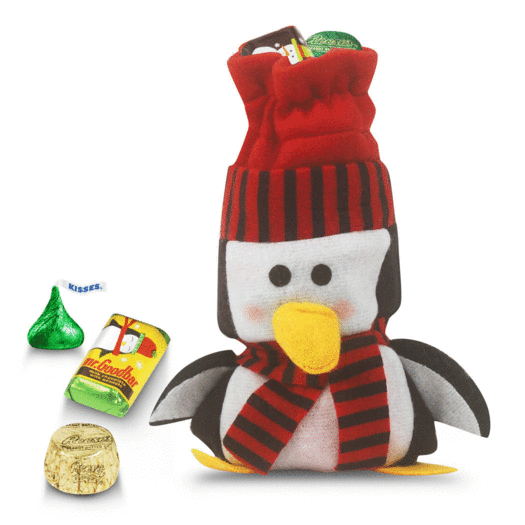 Little Red Penguin Bag Hershey's Holiday Mix