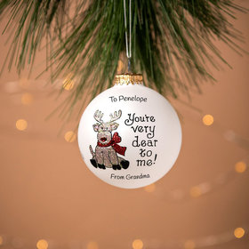Personalized You're Very Dear To Me Christmas Ornament