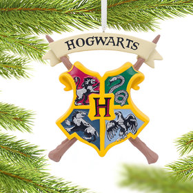 Hallmark Harry Potter Hogwarts Crest Christmas Ornament