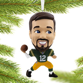 Hallmark NFL Green Bay Packers Aaron Rodgers Christmas Ornament