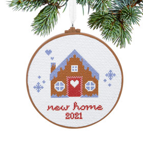 Hallmark New Home Cross Stitch Dated Christmas Ornament