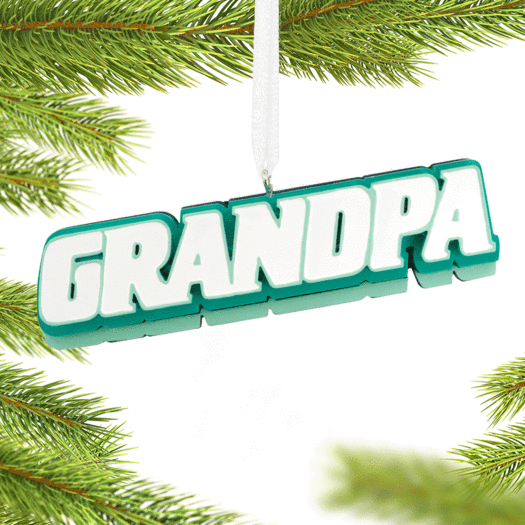 Hallmark Grandpa Christmas Ornament