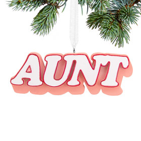 Hallmark Aunt Christmas Ornament