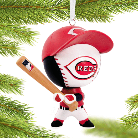 Hallmark Cincinnati Reds Bouncing Buddy Christmas Ornament