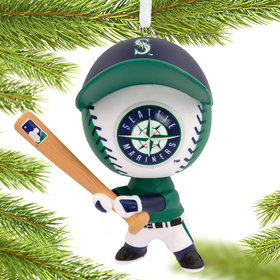 Hallmark Seattle Mariners Bouncing Buddy Christmas Ornament