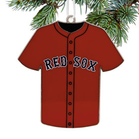 Hallmark Boston Red Sox Metal Jersey Christmas Ornament