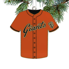 Hallmark San Fransisco Giants Metal Jersey Christmas Ornament