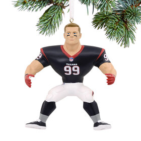 Hallmark NFL Houston Texans JJ Watt Christmas Ornament