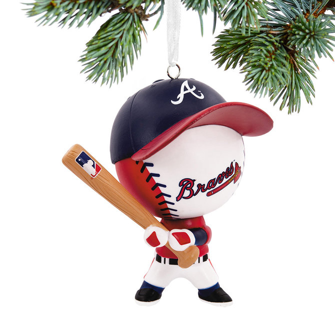 MLB Baseball Personalized Ornament, Braves™ - Personalized Ornaments -  Hallmark