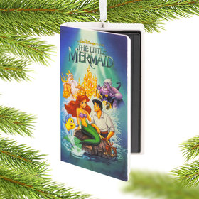 Hallmark Disney Little Mermaid VHS Christmas Ornament