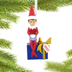 Hallmark Elf On The Shelf W-Gift Dated Christmas Ornament