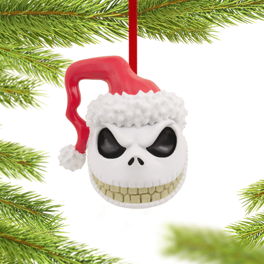 Hallmark Disney Nightmare Before Christmas Jack Skellington Head Christmas Ornament