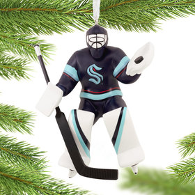 Hallmark NHL Goalie Seattle Kraken Christmas Ornament