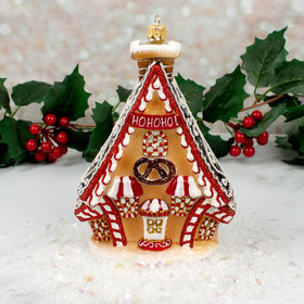 Gingerbread Chalet Christmas Ornament