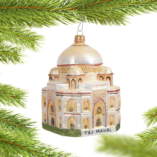 Taj Mahal in India Christmas Ornament