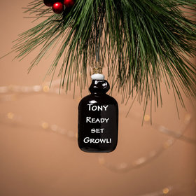 Personalized Growler Christmas Ornament