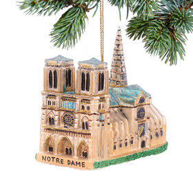 Notre Dame Cathedral Christmas Ornament