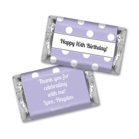 Birthday Personalized Hershey's Miniatures Polka Dot
