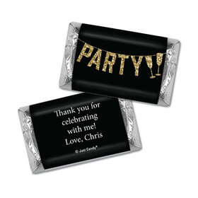 Personalized Let's Party Birthday Hershey's Miniatures