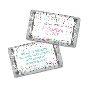 Birthday Personalized Hershey's Miniatures Colorful Splatter
