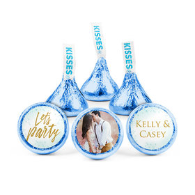 Personalized Bonnie Marcus Engagement Champagne Party Hershey's Kisses