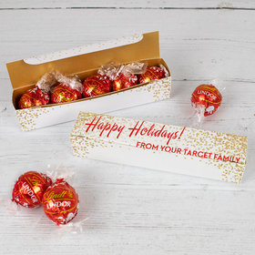 Personalized Bonnie Marcus Holiday Celebration Truffle Box - 5 pcs