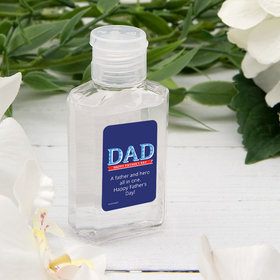 Personalized Father's Day Hand Sanitizer 2 oz Bottle - DAD