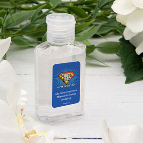 Personalized Father's Day Hand Sanitizer 2 oz Bottle - Super Dad