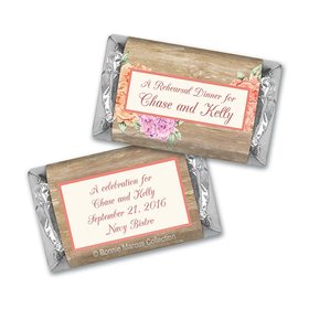Bonnie Marcus Collection Chocolate Candy Bar and Wrapper Blooming Joy Rehearsal Dinner Favor