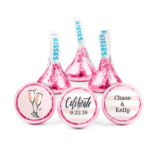 Personalized Wedding The Bubbly Hershey's Kisses