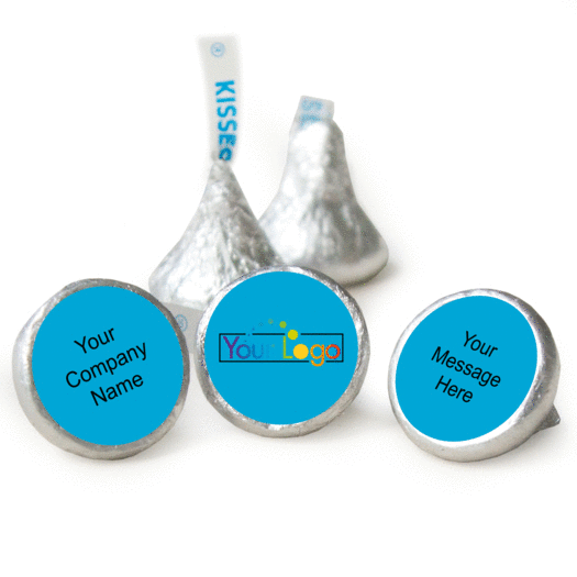 Business Promotional Personalized Hershey's Kisses Your Logo Assembled Kisses