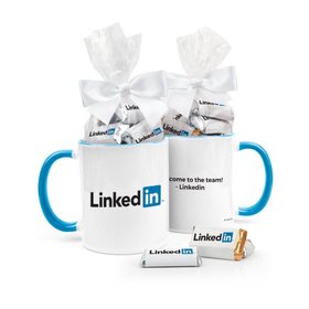 Personalized Business Add Your Logo 11oz Mug with Hershey's Miniatures