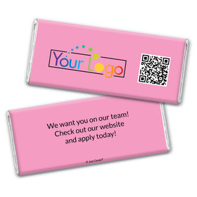 Business Promotional QR Code Personalized Chocolate Bar Your Logo