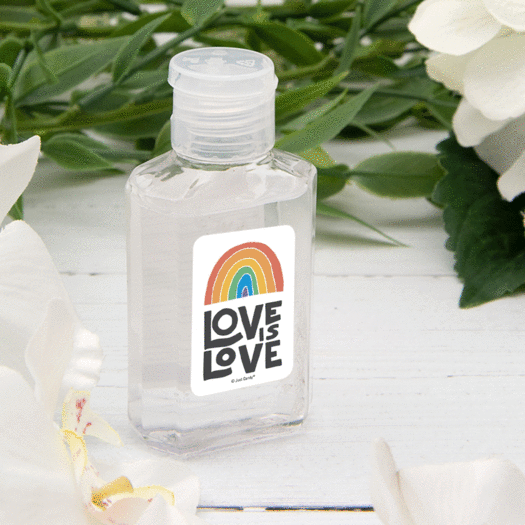 Hand Sanitizer 2 oz Bottle - Love is Love