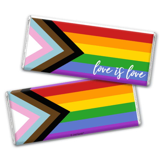 Chocolate Bar Rainbow Stripes Love is Love